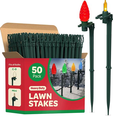 christmas light stakes|Christmas Light Stakes .